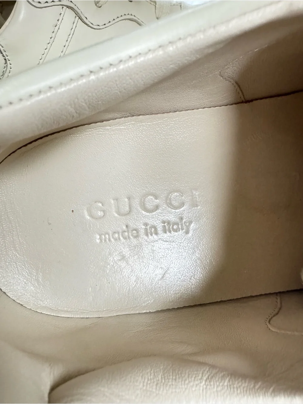 Gucci Rhyton Interlocking G Star Ivory Sneakers US 7 EU 40.5